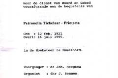 1995-1-Liturgie-uitvaartdienst-Peet-Tichelaar-Frietema